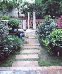 懒癌患者全手工改造花园,记录一年的变化