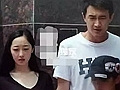 林更新蒋梦婕挽手逛街
