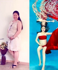 看得出来我是223斤的胖妈吗
