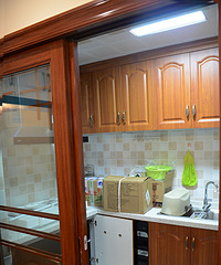 整装简美三居室,定制的大柜子很满意