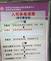 南岸区妇幼入园体检是抽手