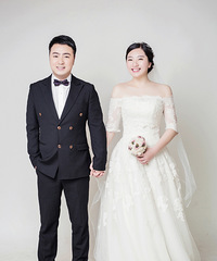 庄小胖和叶小胖,双胖的婚纱照