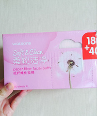 安利一款化妆棉,和尤妮佳化妆棉差不多,但是价格便宜很多