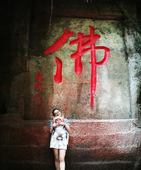 和闺蜜一起带着百天宝宝成都乐山自驾游