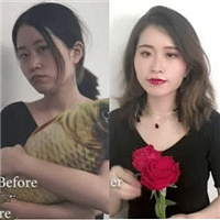 惊呆了!这姑娘用老干妈化妆