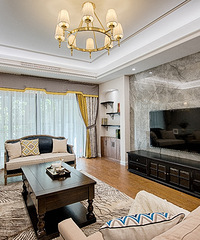 渝北某教育大盘二手房改造,喜欢这样的温馨美式(有前后对比图)