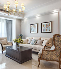 三个人的小世界,装饰品不多反倒清爽,大落地窗的采光特别好