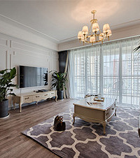 旧房也有春天,美式风格改造,这个户型不摆了