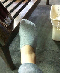 ��û�нſ��ַʵ����ӣ�����ƽʱ��������Ь��