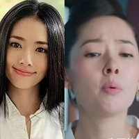 郭碧婷离开黑长直,颜值差好多