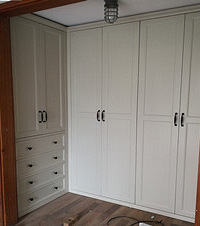 终于把家里的柜子都安装完了,效果满意