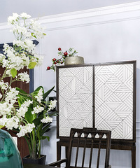 时尚混搭风格,主卧的造型门洞特别有味道