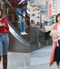 重庆冬季街拍,为美女打call