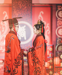 一场古典大气的汉式婚礼,加四大一共才2W块,性价比好高