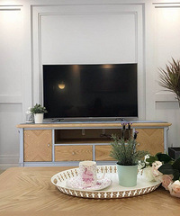 大大的心血,小小的家!软装配得很美丽