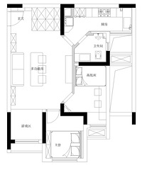 60平要给2个熊孩子空间充足又收纳强大的家,户型图改了3版
