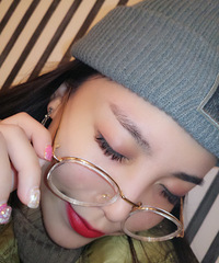 种了超自然的睫毛,好开心,不化眼妆都好看