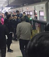 二号线又出故障了,好大的焦味