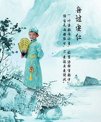 用自己做的衣服拍出完美古风