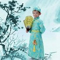 穿自己做的衣服拍古风