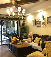 历时一年,小白的美式风完美毕业,暖黄色很温馨