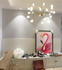 家里全是网红灯,效果很清爽,朋友来都直说漂亮