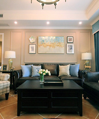 38万装美式,朋友都说像样板间,阳光书房采光大好