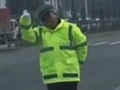 协警自创手势好萌