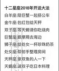 12星座的开年大法,快来报道