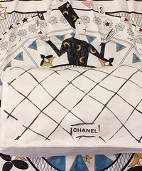 洛杉矶比弗利Chanel CF牛皮金链中号