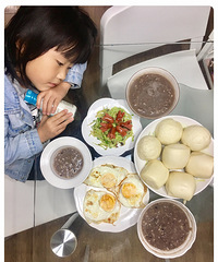 肉丸子的早餐记录!