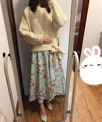 春天的半裙,今年应该很流行各种花裙子【今天穿什么】