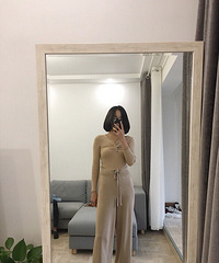 买了件显身材的针织衫,A杯穿上再也不是飞机场了【今天穿什么】