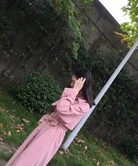 晒晒新买的粉色风衣,穿上很显白【今天穿什么】