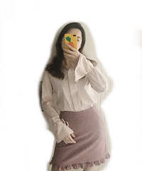 穿短裙啦!春天就是要粉粉的哦【今天穿什么】