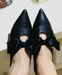 我爱蝴蝶结,最近入的蝴蝶结单鞋以及趴活优衣库衬衫