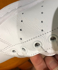 绿尾穿了3.4次就开始开裂了,你们穿起是不是这样