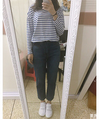 165,110斤也可以找到合适显瘦的牛仔裤【今天穿什么】