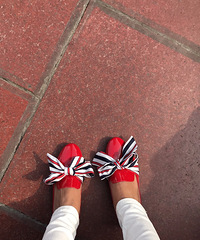 天气开始热了,单鞋穿起来