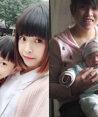 和儿子自拍了6年,越来越像姐弟俩
