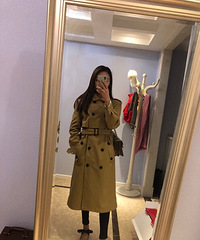 300块不到的英伦风风衣,版型穿上还不错【今天穿什么】