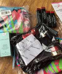 雅诗兰黛晒单,买了两样东西,送了两个七件套