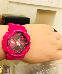 一个对玫红色情有独钟的妹子,刚入的卡西欧真的美