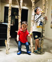 两兄弟长的点都不像,长期被人问是不是亲兄弟