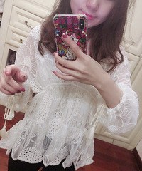 秒变小仙女的蕾丝衫,清纯的小性感【今天穿什么】