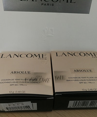 兰蔻专柜菁纯气垫买一送一,跑断腿才抢到。。。