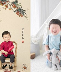 超级爱笑的弟弟,笑容自带喜感