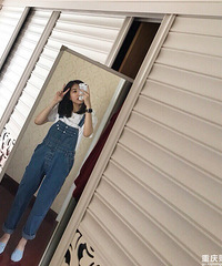 减龄还可以遮住小粗腿,那必须是背带裤了【今天穿什么】