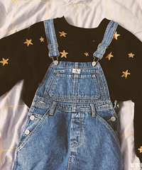 减龄还可以遮住小粗腿,那必须是背带裤了【今天穿什么】