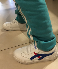 春天里的小白鞋,我买的这双才60多块钱!和儿子的是母女款